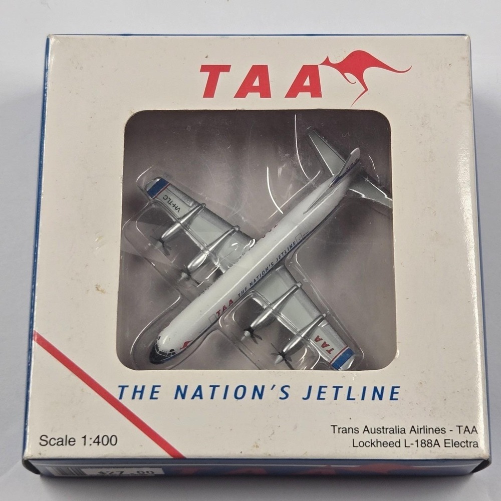 Trans Australia TAA Lockheed L-188 Electra 1:400 Aeroclassics VH-TLA (ACVHTLA)